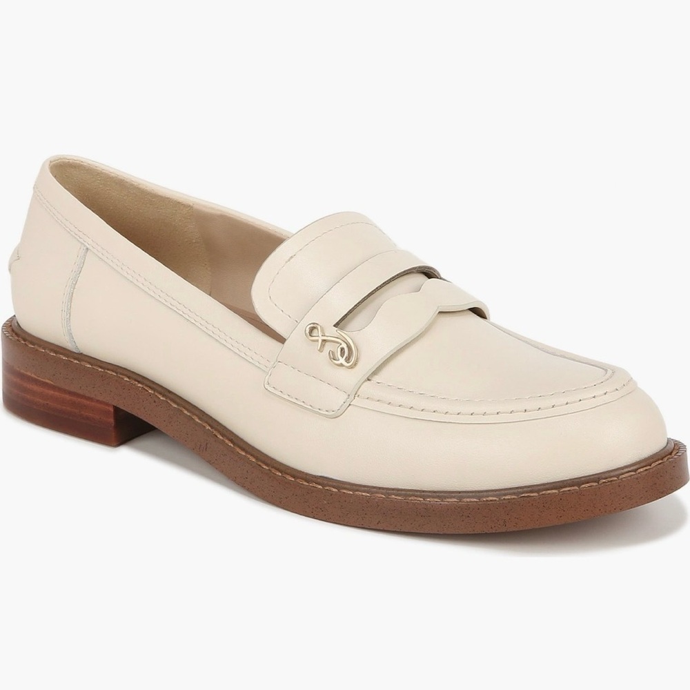 Sam Edelman Cream Loafers